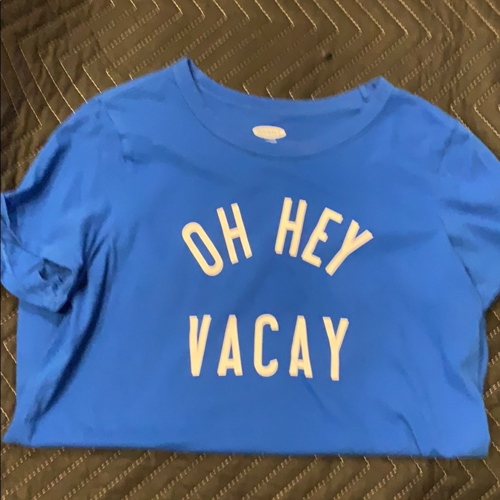 Graphic T-shirt.
